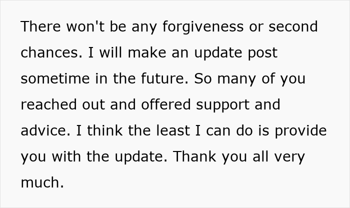 Text post with update about missed calls from the hospital after woman is mad at husband following argument.