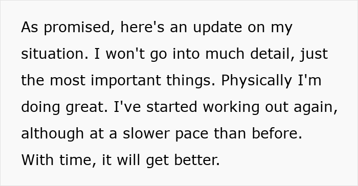 Text update from a woman so mad at husband, explaining how she missed calls from the hospital after their argument.