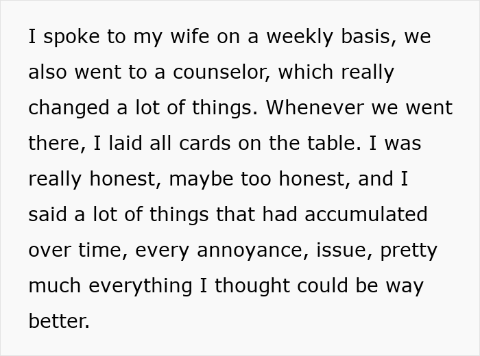 Text excerpt showing a woman so mad at husband she misses calls from the hospital where he ended up after an argument.