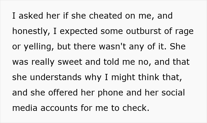 Text showing a woman so mad at husband, missing calls from the hospital where he ended up after their argument.