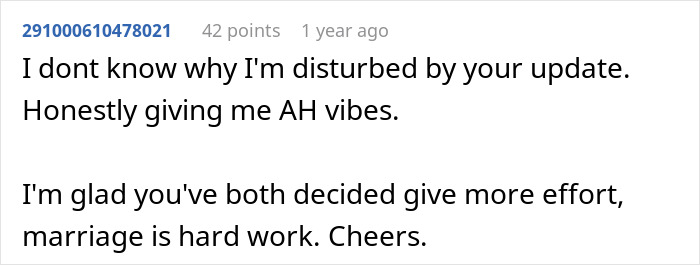 Comment on a forum expressing concern about a woman mad at her husband, missing hospital calls after their argument.