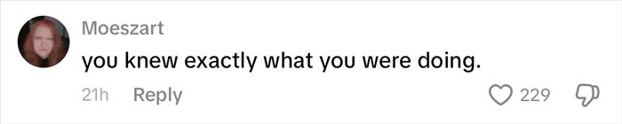 Comment on social media from user Moeszart saying you knew exactly what you were doing with 229 likes, related to Kansas City Karen controversy.