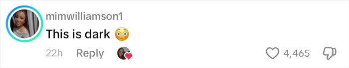 Comment on social media post showing a woman&rsquo;s reaction with shocked face emoji about the outrageous 10-month lie involving a baby doll.