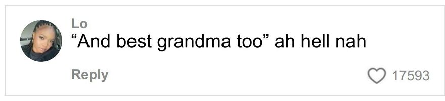 Woman responding angrily in a comment about her ex-mother-in-law related to a gender reveal conflict.