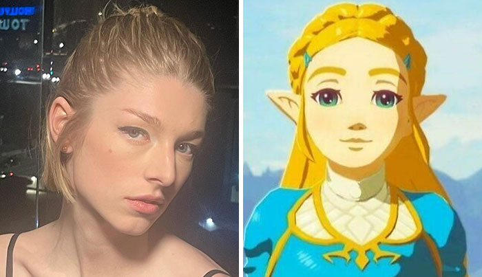 Side-by-side images of a woman and an animated character, highlighting bad movie details and confusing scenes.