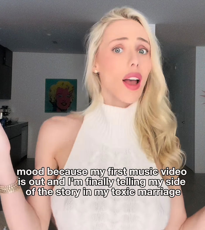 Singer discussing her toxic marriage and demanding a proper divorce from Malaysia&rsquo;s ex-king in her music video.