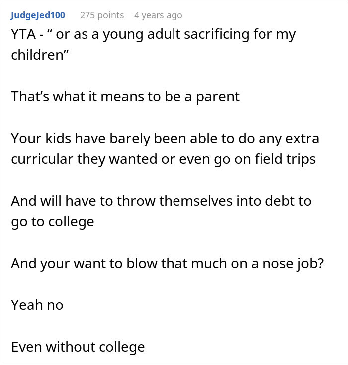 Mom Wants $12k Instead Of Sending Daughters To College, Gets A Harsh Reality Check