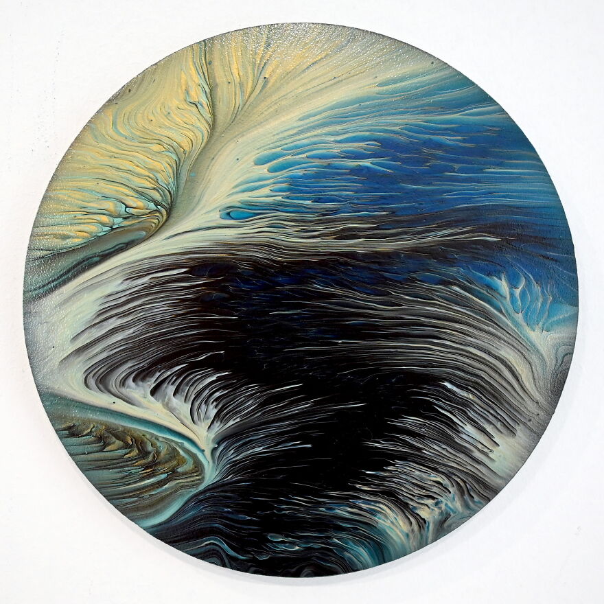 Beginner Friendly Waterfall Cup Acrylic Pour Painting ~ Easy Fluid Art