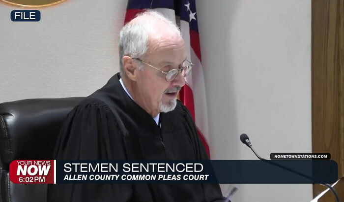 Judge delivering sentence in Allen County Common Pleas Court for man leaving 2YO daughter in burning car after drunk crash Judge delivering sentence in Allen County Common Pleas Court for man leaving 2YO daughter in burning car after drunk crash