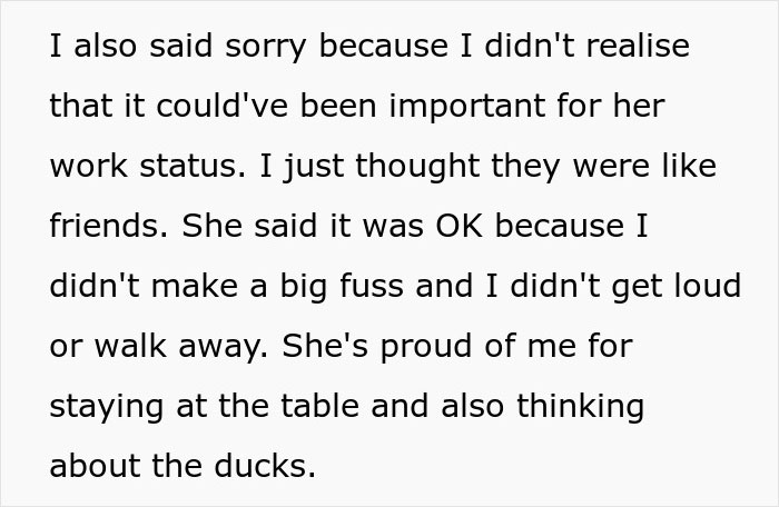 Text excerpt about a man worried he ruined dinner with mom’s boss by picking at his food during a meal. Text excerpt about a man worried he ruined dinner with mom’s boss by picking at his food during a meal.