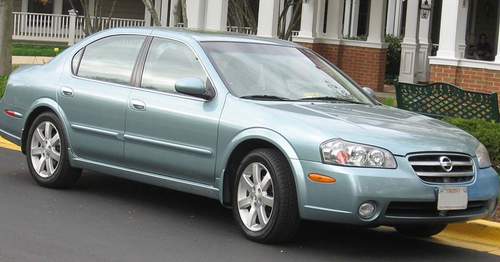 Light blue sedan parked on a street, representing frustration and stories about people who don’t deserve nice things.