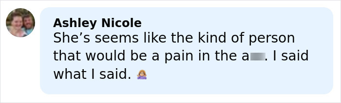 Comment by Ashley Nicole expressing frustration with someone's behavior amid Millie Bobby Brown and David Harbour harassment allegations discussion. Comment by Ashley Nicole expressing frustration with someone's behavior amid Millie Bobby Brown and David Harbour harassment allegations discussion.