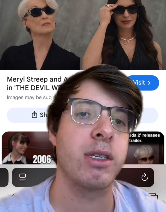 Man wearing glasses speaking in a video about why modern movies appear millennial gray and look visually dull.