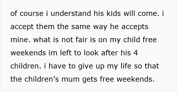 Woman expressing frustration about parenting 4 kids every weekend, feeling stuck and overwhelmed with the responsibility.
