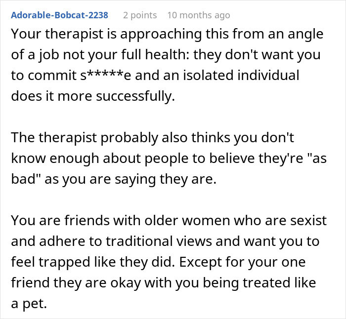 Comment discussing a woman buying expensive gifts for boyfriend&rsquo;s kids but being excluded from Christmas with them.