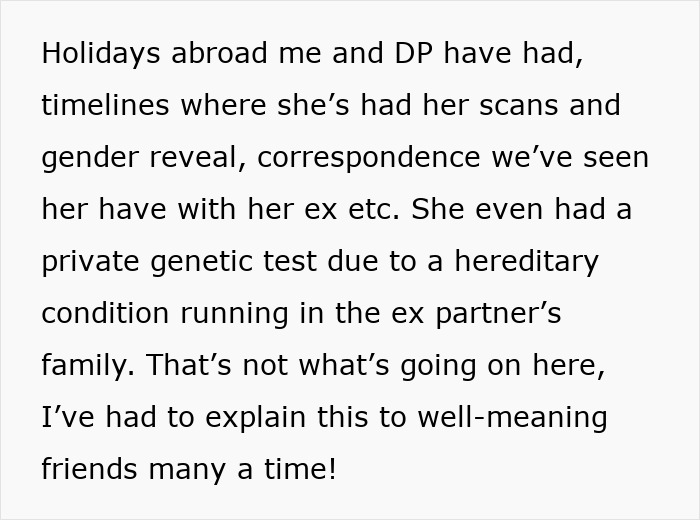 Text excerpt discussing a woman's feelings hurt due to partner&rsquo;s first birth support experience not involving her.