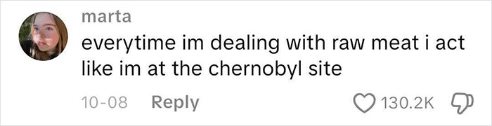 Comment about raw meat reflecting a wild American food creation that shocked online viewers, showing internet reaction. Comment about raw meat reflecting a wild American food creation that shocked online viewers, showing internet reaction.