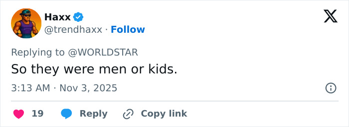Screenshot of a tweet responding to WORLDSTAR about what was seen at Drake&rsquo;s party, discussing gender identity claims.