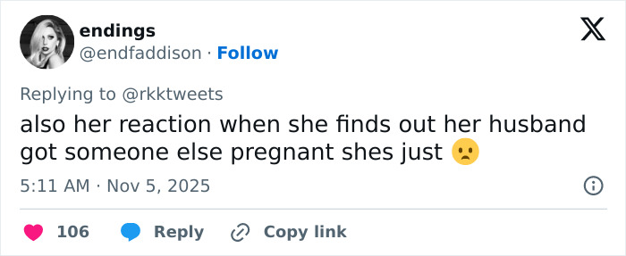 Screenshot of a tweet reacting to a shocking scene from All's Fair, highlighting the worst scenes after the premiere. Screenshot of a tweet reacting to a shocking scene from All's Fair, highlighting the worst scenes after the premiere.