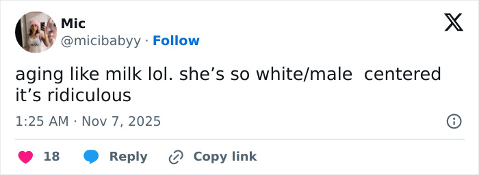 Screenshot of a tweet reacting to Sydney Sweeney&rsquo;s new comments on jeans scandal, sparking online fury and backlash.