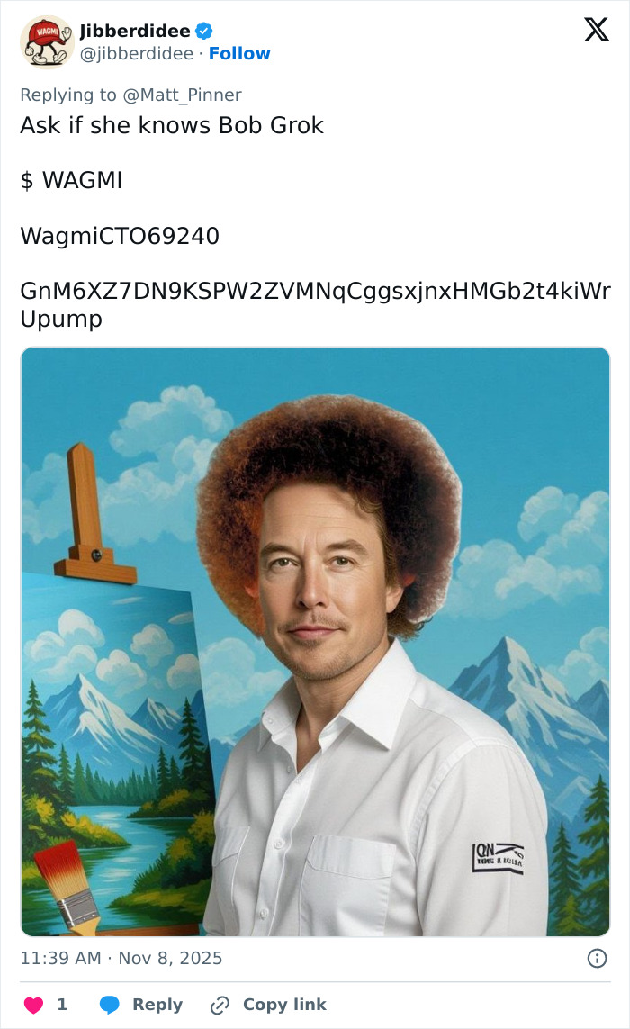 Tweet showing a humorous edited image and text, sparking memes related to the Sydney Sweeney elevator tweet.