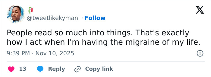 Screenshot of a tweet discussing behavior, relating to concern over Jenna Ortega&rsquo;s silence in her eyes at Wednesday cast event.
