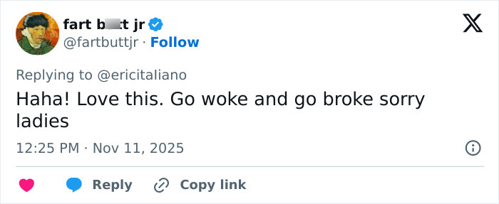 Screenshot of a tweet discussing Sydney Sweeney&rsquo;s reps handling damage control after Christy&rsquo;s box office failure.