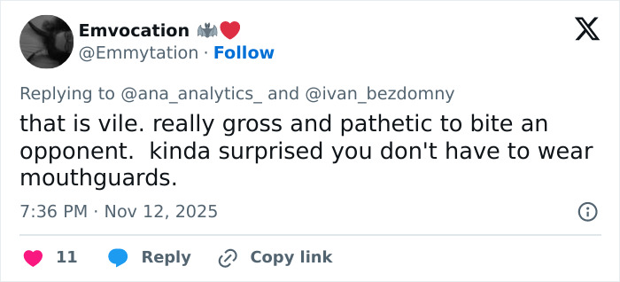 &ldquo;Completely Insane&rdquo;: Jiu-Jitsu Athlete Brutally Bitten By Opponent During Match In Viral Video