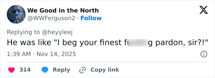 Screenshot of a Twitter reply discussing Glen Powell&rsquo;s viral blunder during an interview exposing Hollywood&rsquo;s dark side.