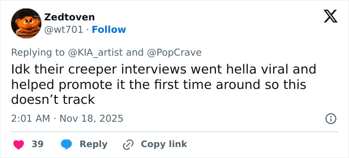 Screenshot of a tweet discussing Ariana Grande and Cynthia Erivo ceasing interviews after controversial acts caused backlash.