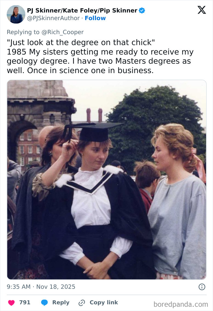 Woman in graduation gown getting her cap adjusted by sisters, celebrating women’s success and academic achievements outdoors. Woman in graduation gown getting her cap adjusted by sisters, celebrating women’s success and academic achievements outdoors.