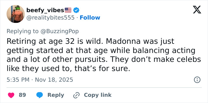 Social media post discussing Ariana Grande's cryptic last hurrah announcement and fans' heartbroken reactions.