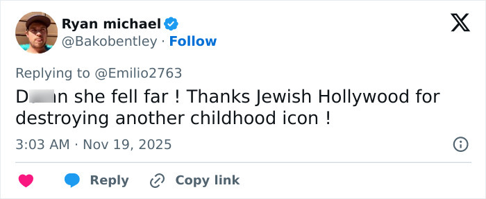 Social media reaction highlighting Amanda Bynes breaking silence after viral claim against Dan Schneider.