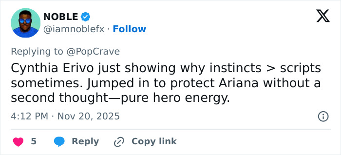 Cynthia Erivo Breaks Silence On Protecting Ariana Grande From Fan Attack At 'Wicked' Premiere Cynthia Erivo Breaks Silence On Protecting Ariana Grande From Fan Attack At 'Wicked' Premiere