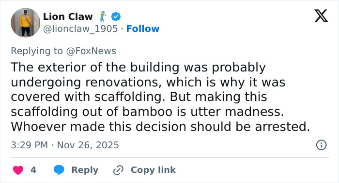 Horrifying Scene Caught On Video As Massive Fire Rips Through Hong Kong High-Rise