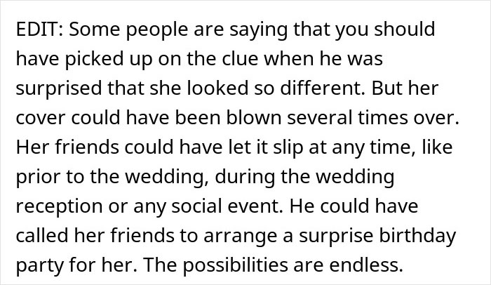 Text explaining a friendship crumbling after a woman exposes her friend’s secret surgery to her husband. Text explaining a friendship crumbling after a woman exposes her friend’s secret surgery to her husband.