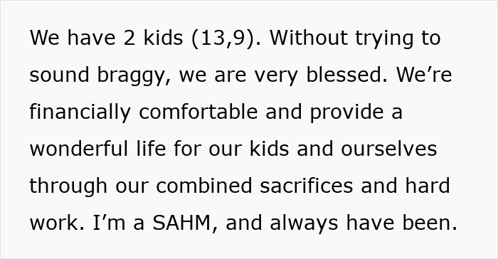 Text excerpt about a man prioritizing work over family, highlighting sacrifices and financial comfort for kids and spouse. Text excerpt about a man prioritizing work over family, highlighting sacrifices and financial comfort for kids and spouse.