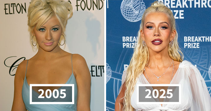25 Then And Now Shots Of Stars In 2005, 2015 And 2025, Including One Who Was Left 