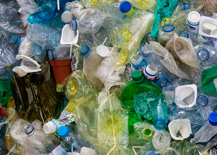 Pile of plastic waste highlighting common knowledge about environmental impact that often blows people's minds.