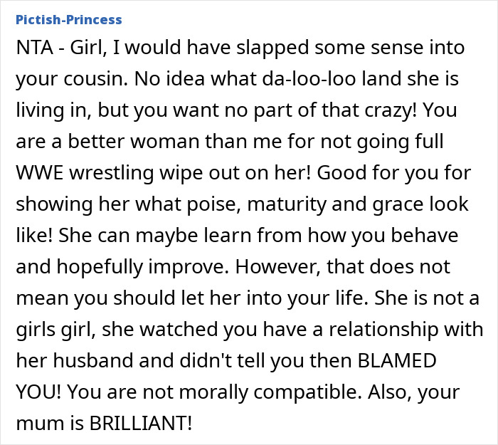 &ldquo;Ready For Some Family Drama? AITA For Telling My Cousin The Truth About Her Husband?&rdquo;