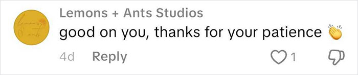Social media comment appreciating patience, related to frequent traveler&rsquo;s worst flight experience involving a kid kicking.