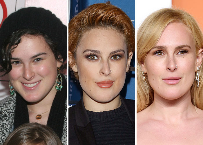 Then and now shots of stars showing changes in appearance from 2005 to 2015 and 2025, including one disfigured star.