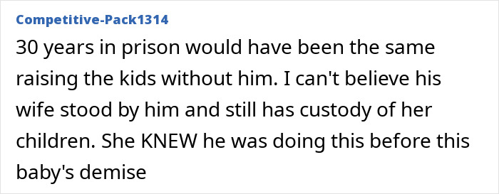Comment expressing disbelief over custody after dad left 2YO in car during adult video binge and was found deceased. Comment expressing disbelief over custody after dad left 2YO in car during adult video binge and was found deceased.