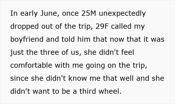 Text describing a man refusing to accept break-up after a romantic trip with a female friend, highlighting relationship tension. Text describing a man refusing to accept break-up after a romantic trip with a female friend, highlighting relationship tension.