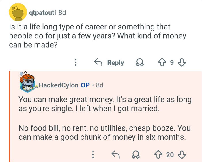 Cruise ship employees discuss earning potential and lifestyle insights sharing a behind the scenes look at their workplace.