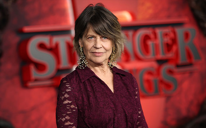 Linda Hamilton, 69, at Stranger Things event, speaking honestly about aging in Hollywood amid new season release. Linda Hamilton, 69, at Stranger Things event, speaking honestly about aging in Hollywood amid new season release.