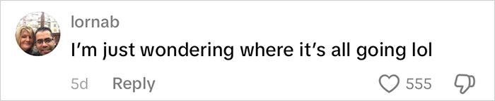 Comment on social media post from user lornab expressing curiosity about the viral mom&rsquo;s insane amount of gifts for her kids.