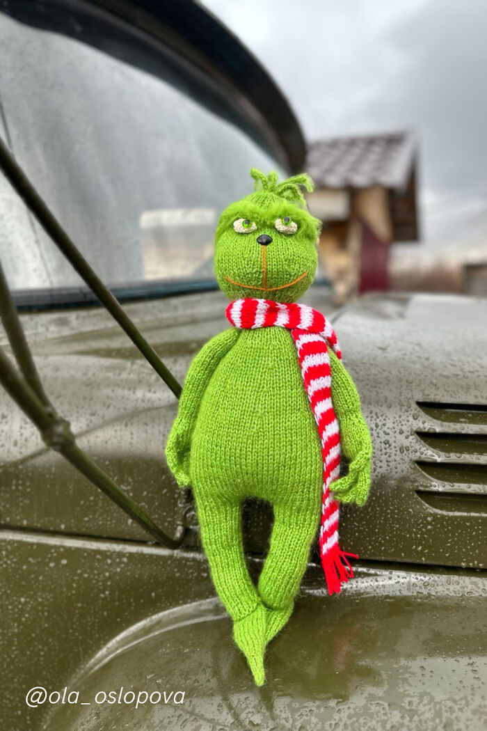 #18 Grinch Knitting Pattern By Ola Oslopova - Olaknittedbears