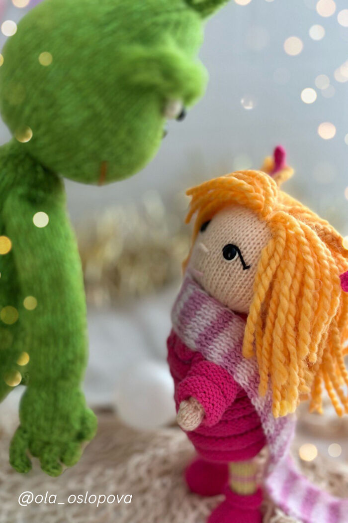 #26 Grinch Knitting Pattern By Ola Oslopova - Olaknittedbears