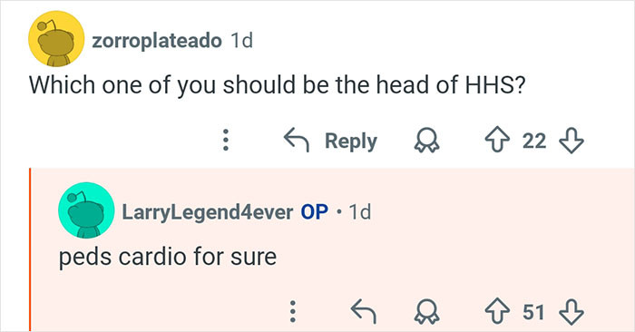 Reddit user discussion with doctors answering questions in a popular online ask me anything forum.